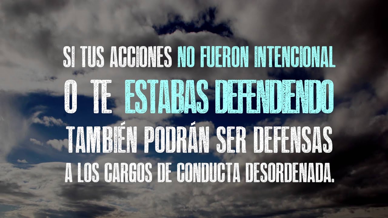 Defending Against a Disorderly Conduct Charge (Spanish)
