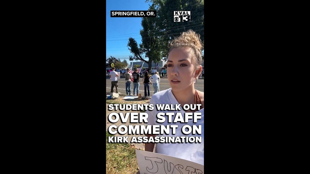 Oregon students protest staff member's comment on Charlie Kirk's death