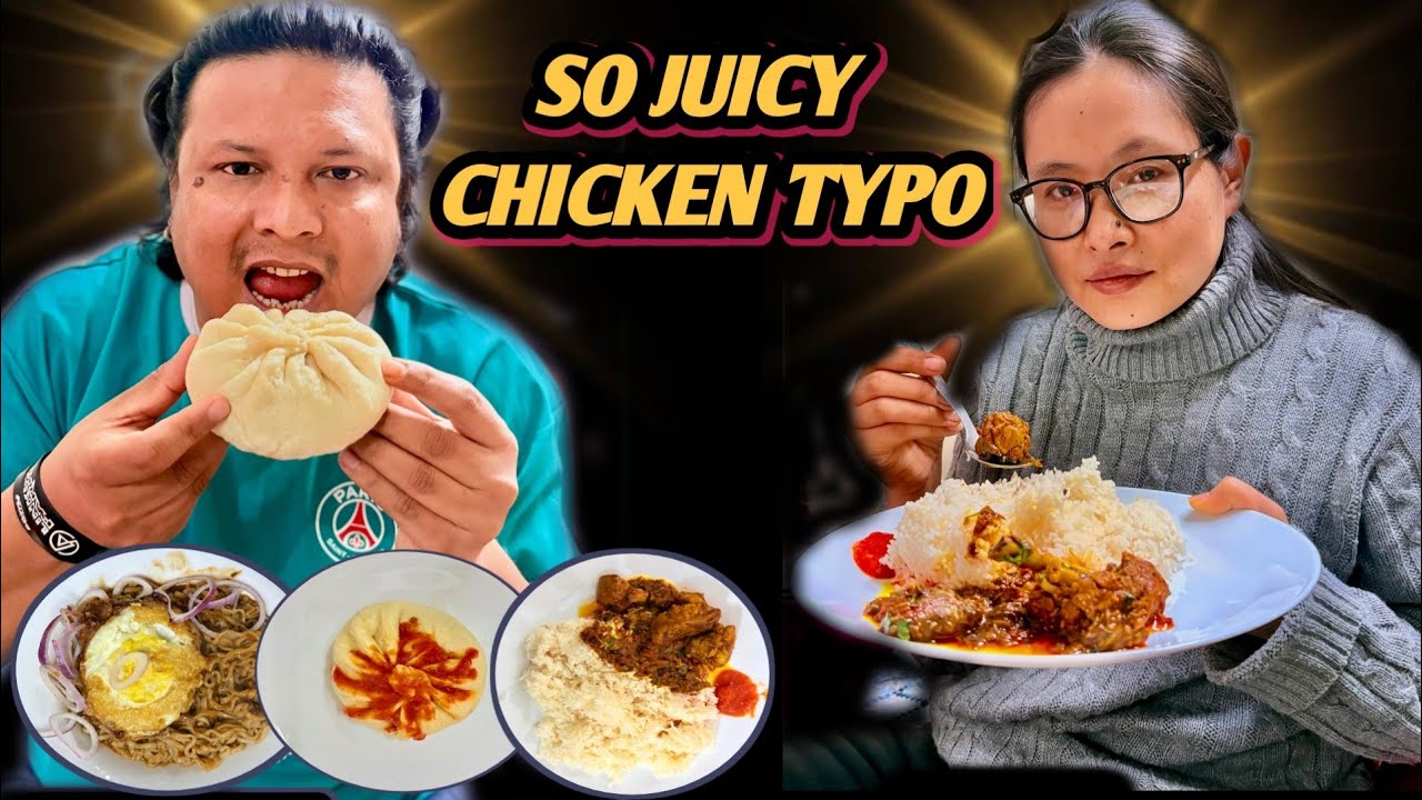 Darjeeling Famous Chicken Typo 🥟 | Big Momo Style | Making & Eating Fun 😋 @EntyDibya 