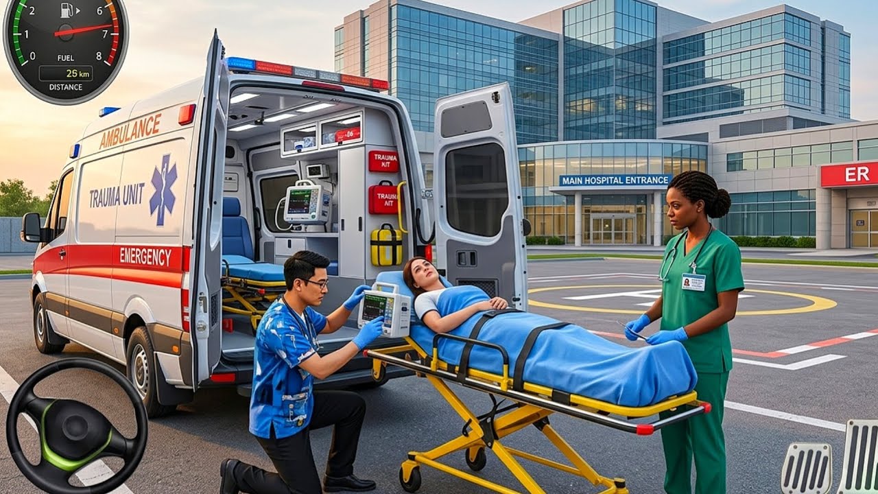 🚑🚨Ambulance City Rescue Game  - 911 Us Emergency Ambulance Simulator For Android 