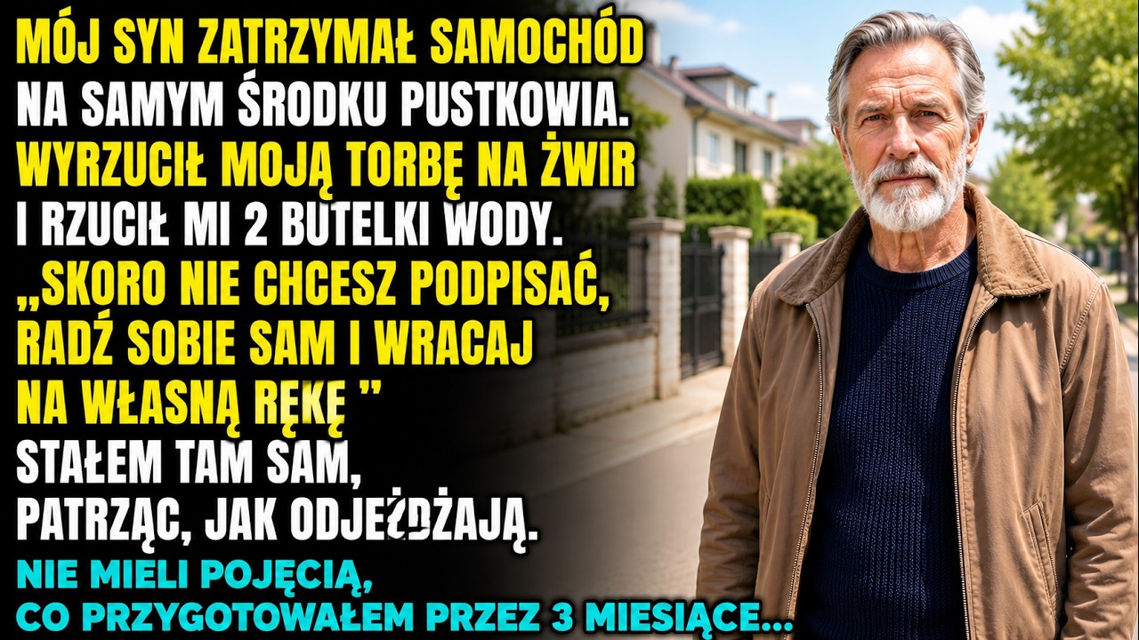 Syn zostawił mnie na pustkowiu w 42&deg;C, bo nie spłaciłem jego długu