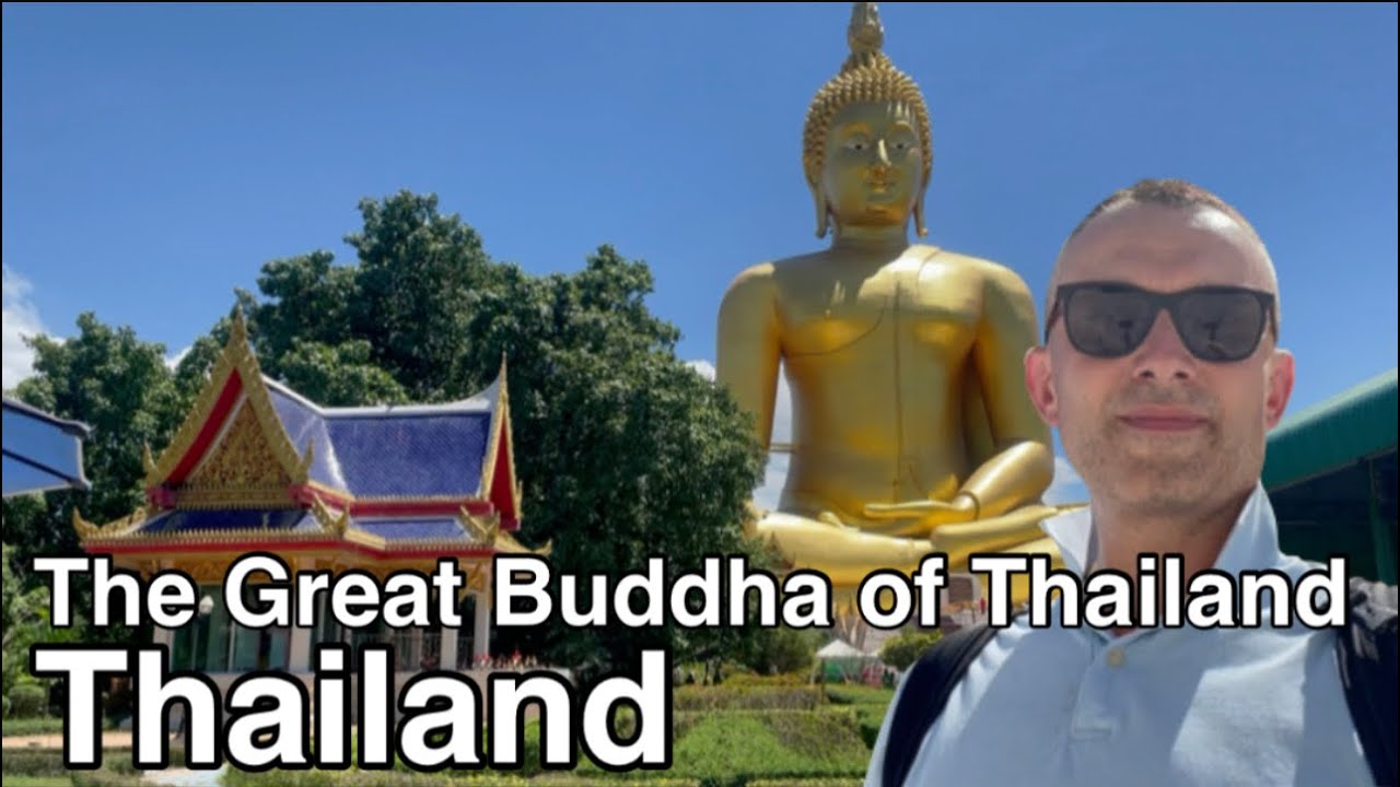 🇹🇭 The Great Buddha of Thailand | Wat Muang | The highest Buddha statue in Thailand