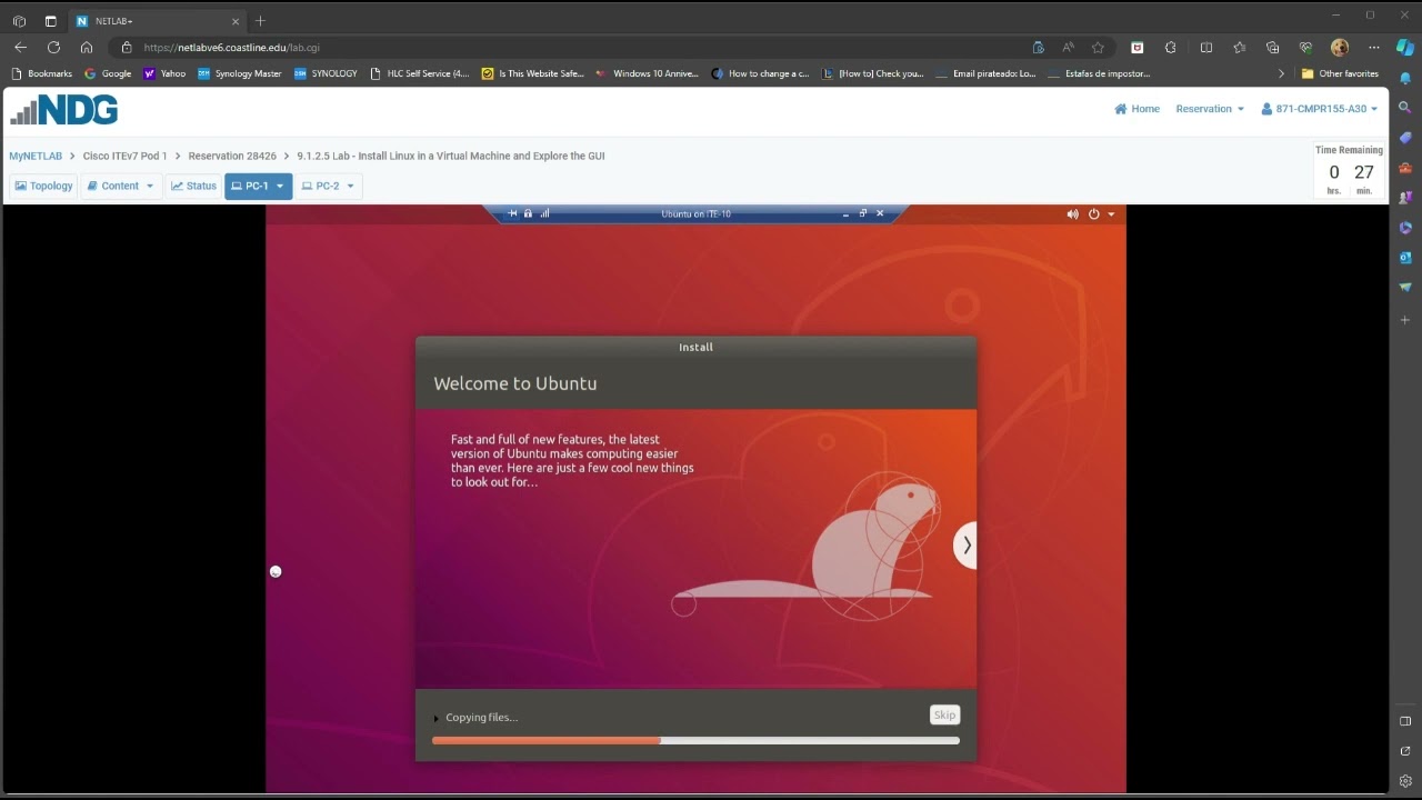 Cisco IT Essentials v7  9.1.2.5 Lab - Install Linux