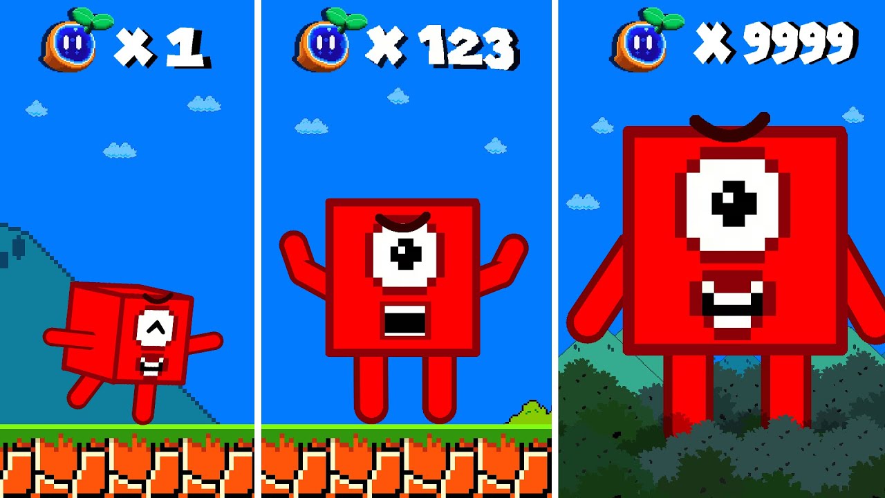Finish The Pattern? Every Seed Makes Shapeblock 1 Size INCREASE in Mario Maze | Biggest Block!