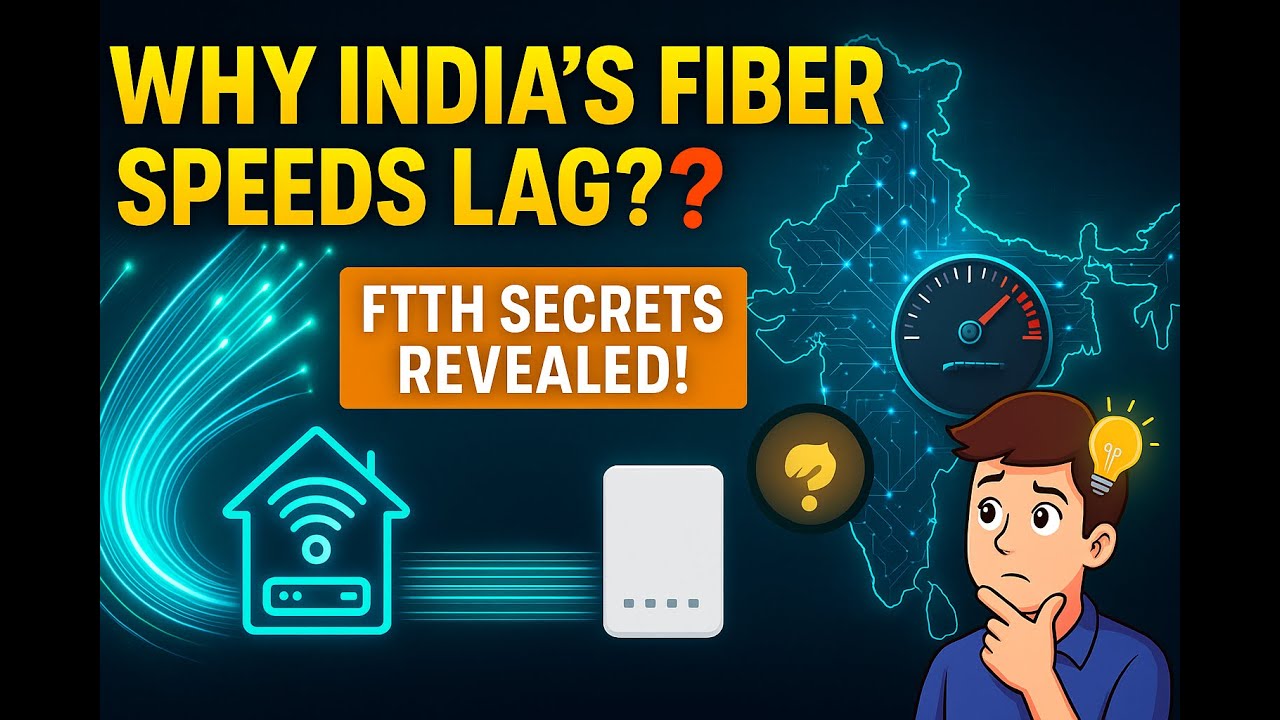 FTTH Explained: How It Works & Why Fiber Speeds Are Limited in India