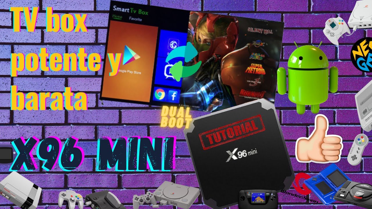 🕹️Convierte tu tv box X96 mini a una maquina arcade con EMULEC (amlogic s905w) REVIEW + TUTORIAL🎮💥