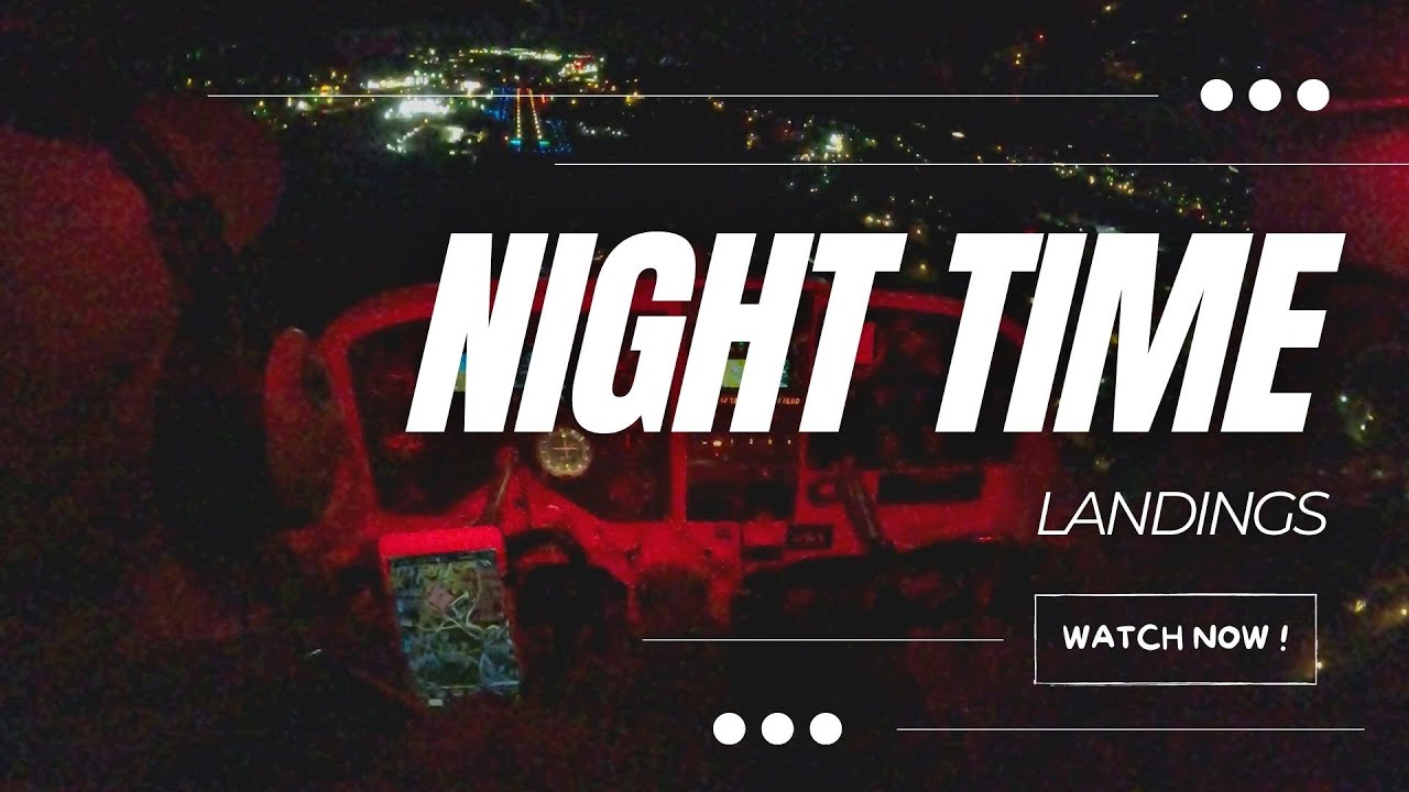 Nighttime Landings | Private Pilot Cessna 172 Currency