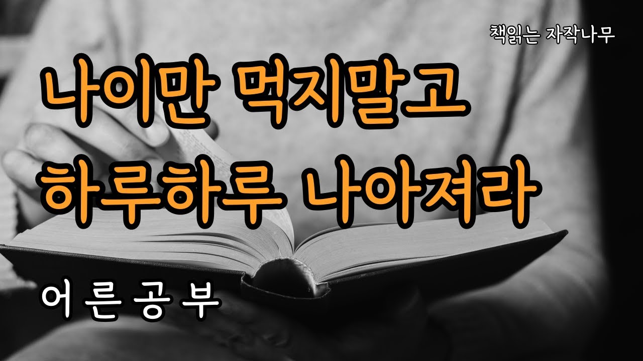 느끼고 깨닫고 경험하며 얻어낸 진한 삶의 가치들 [어른공부]