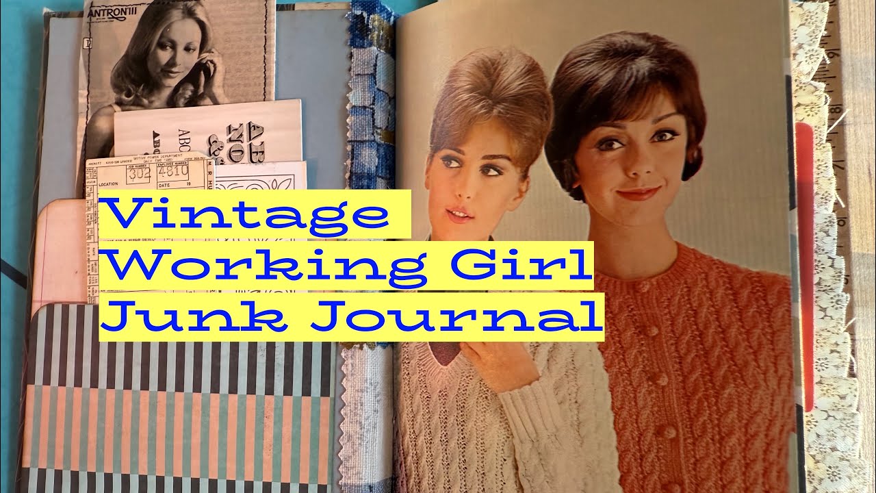 Vintage Working Girl Junk Journal Flip Through