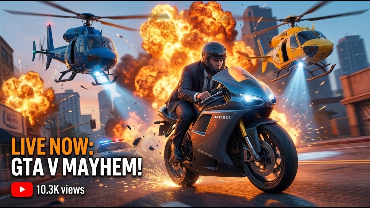 🔴 LIVE -  GTA 5 | Funniest GTA 5 Police Chase Ever | GAMING  #gta5 #gtav #gaming