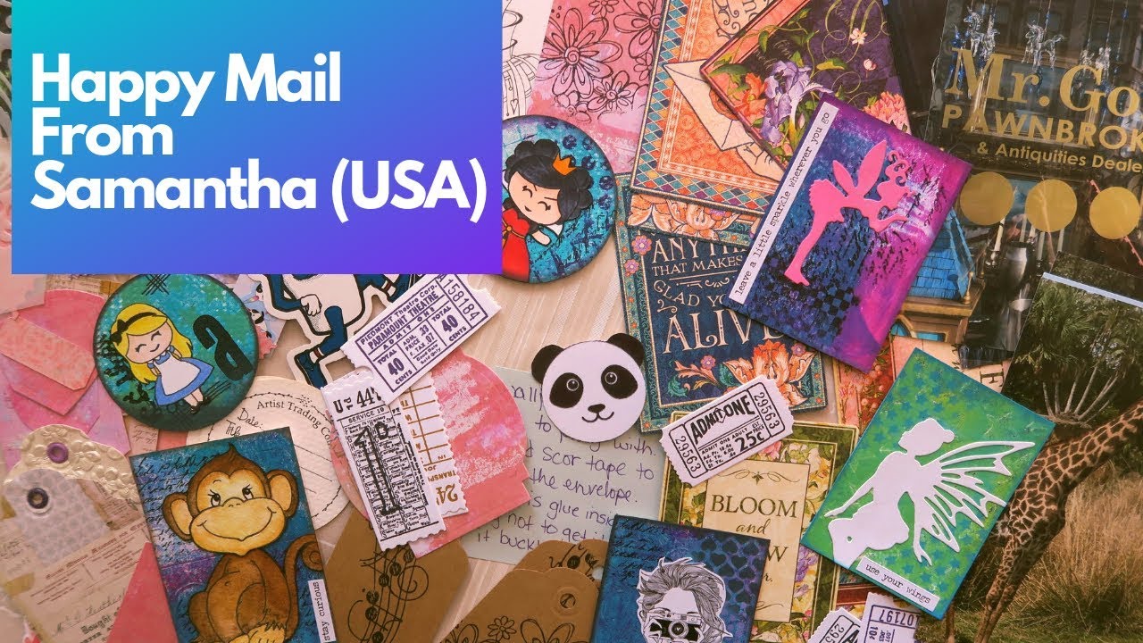 Happy Mail from Samantha (USA)!! (ATC Swap)