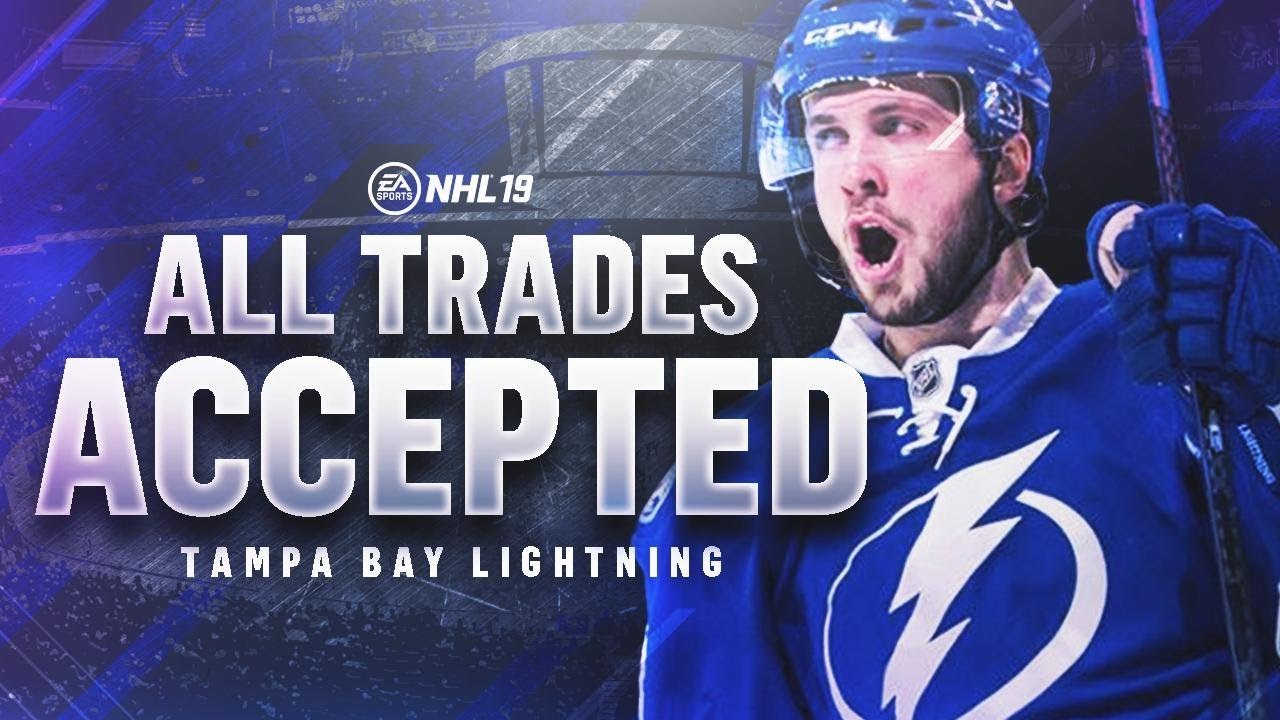 🔴 ACCEPTING ALL TRADES with the TAMPA BAY LIGHTNING | NHL 19 Franchise Mode Challenge