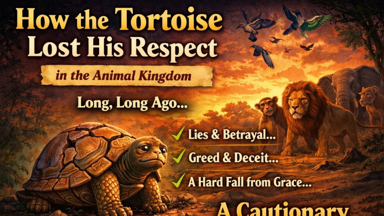 How the Clever Tortoise Lost All His Respect | A Powerful African Folktale with a Deep Moral