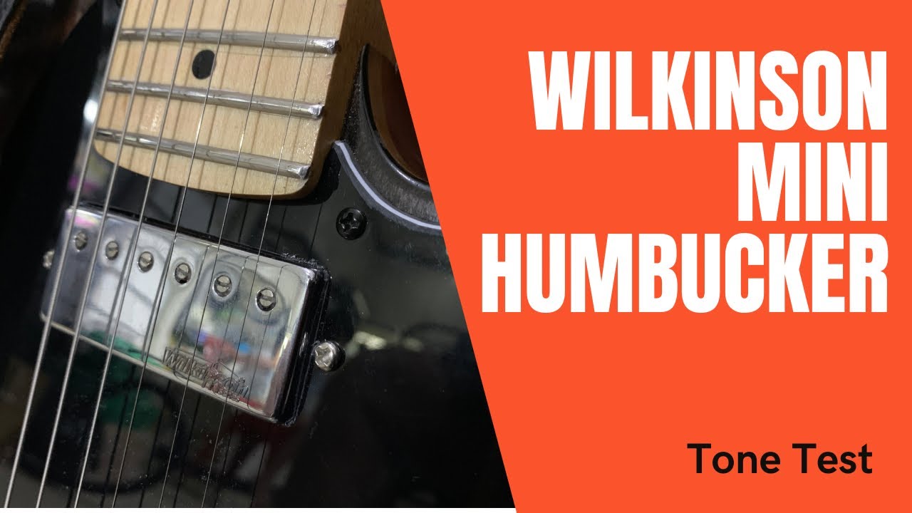 How does a Mini Humbucker sound on a Telecaster style guitar Wilkinson M Series from Musiclily