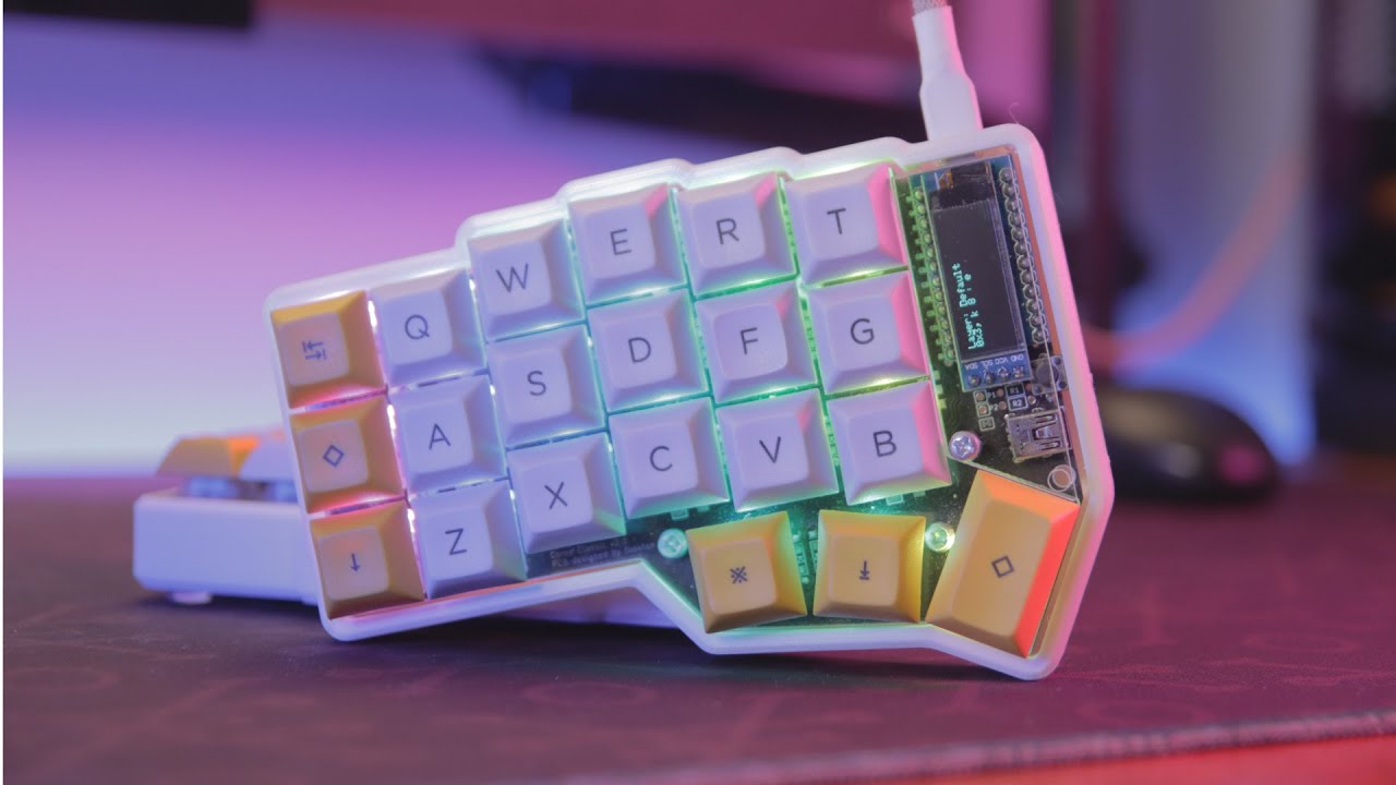 Teclado Corne Tealios v2 67g case ABS | Español, ensamble y prueba de sonido