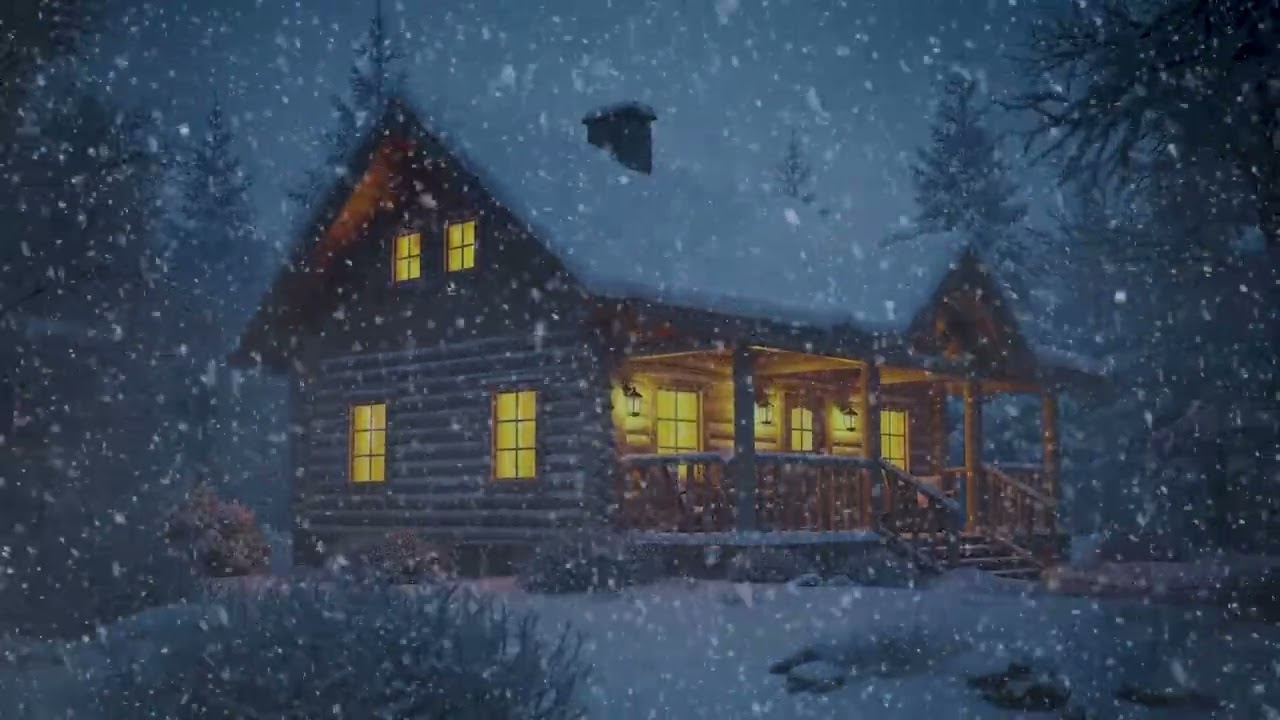 Relaxing Snow Sounds with Soft Wind | Winter Ambience for Sleeping – Snowvae