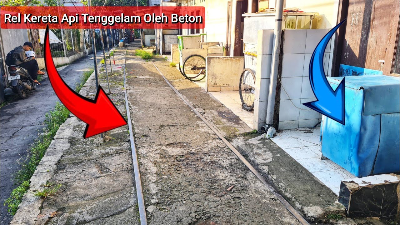 INILAH JALUR KERETA API TERSULIT UNTUK DIREAKTIVASI KARENA KANAN KIRI REL SUDAH JADI PEMUKIMAN PADAT