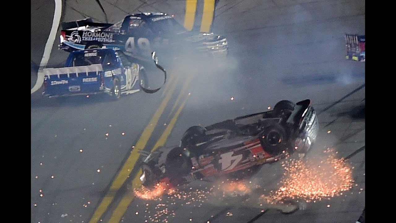 Nascar - 2016 - Daytona - Crash Compilation (Original Sound - No Music)