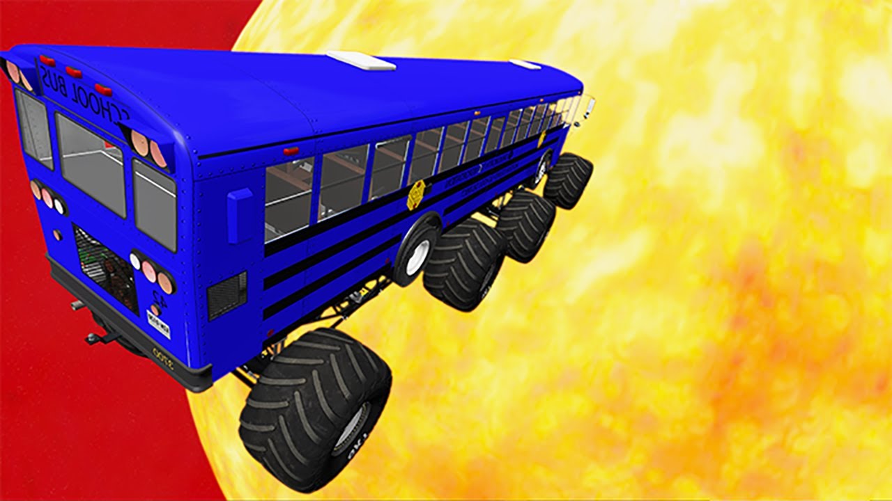 #beamngdrive - School Bus Crashes & Jumps 152