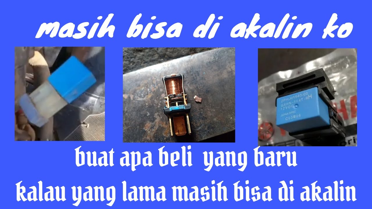 CARA MEMPERBAIKI RELAY RELAY STATER MIO M3