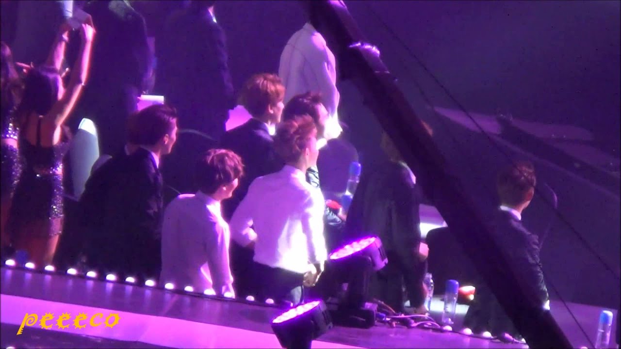 150128 The 4th Gaon Chart K-POP Awards - EXO - During Super Junior