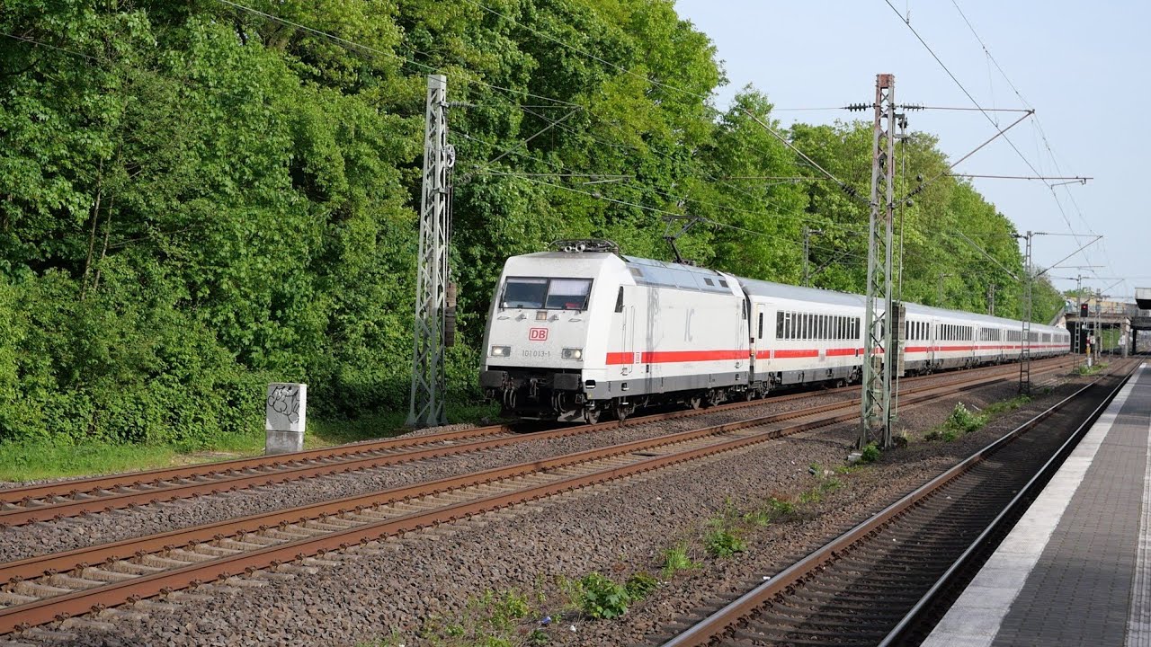 Eisenbahnverkehr in Düsseldorf Hellerhof Mit Br 427 412 402 462 285 403 422 401 147 101 275 406 420