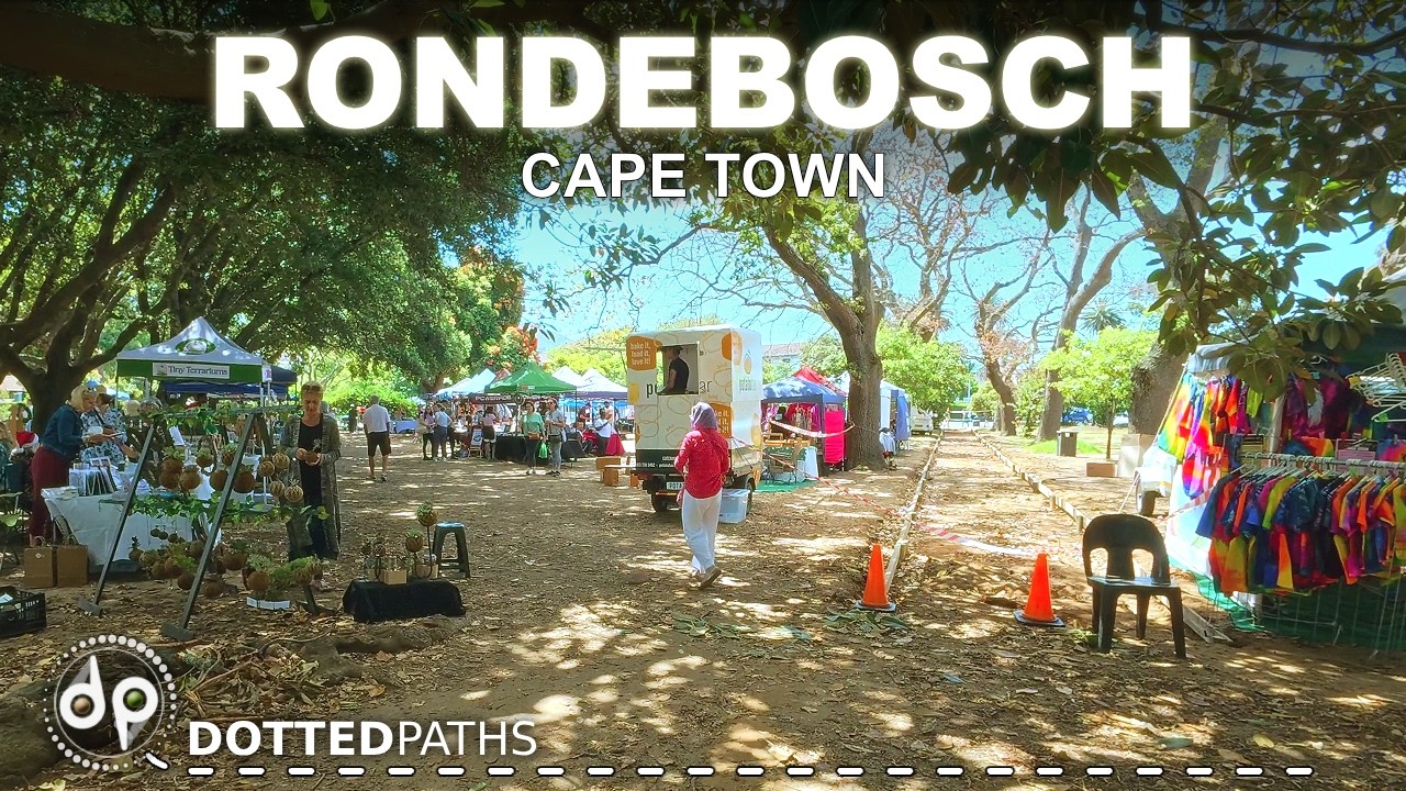 Rondebosch Park Market | Cape Town Food & Craft Market Walk 4K