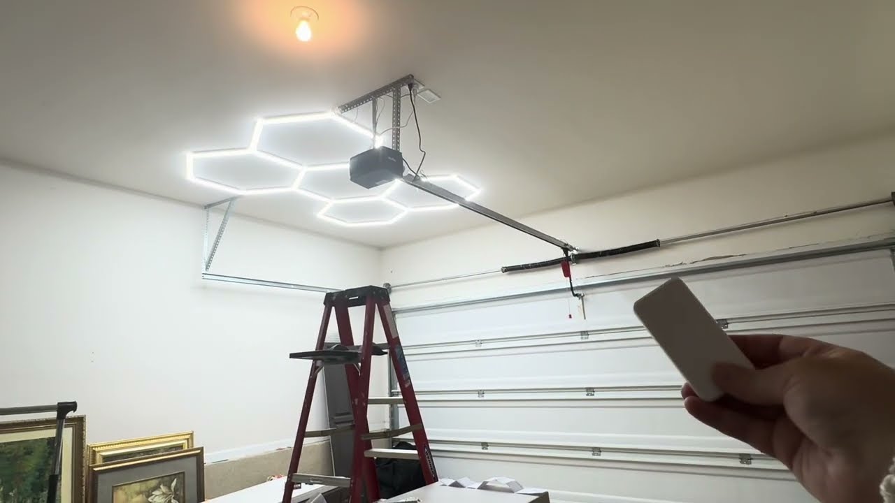 Installing The Perfect Hexagon Lights For My Garage Gym