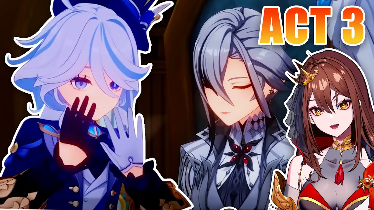 ARLECCHINO AND FURINA!!! Fontaine Archon Quest Act 3 Playthrough and Reaction | Genshin Impact