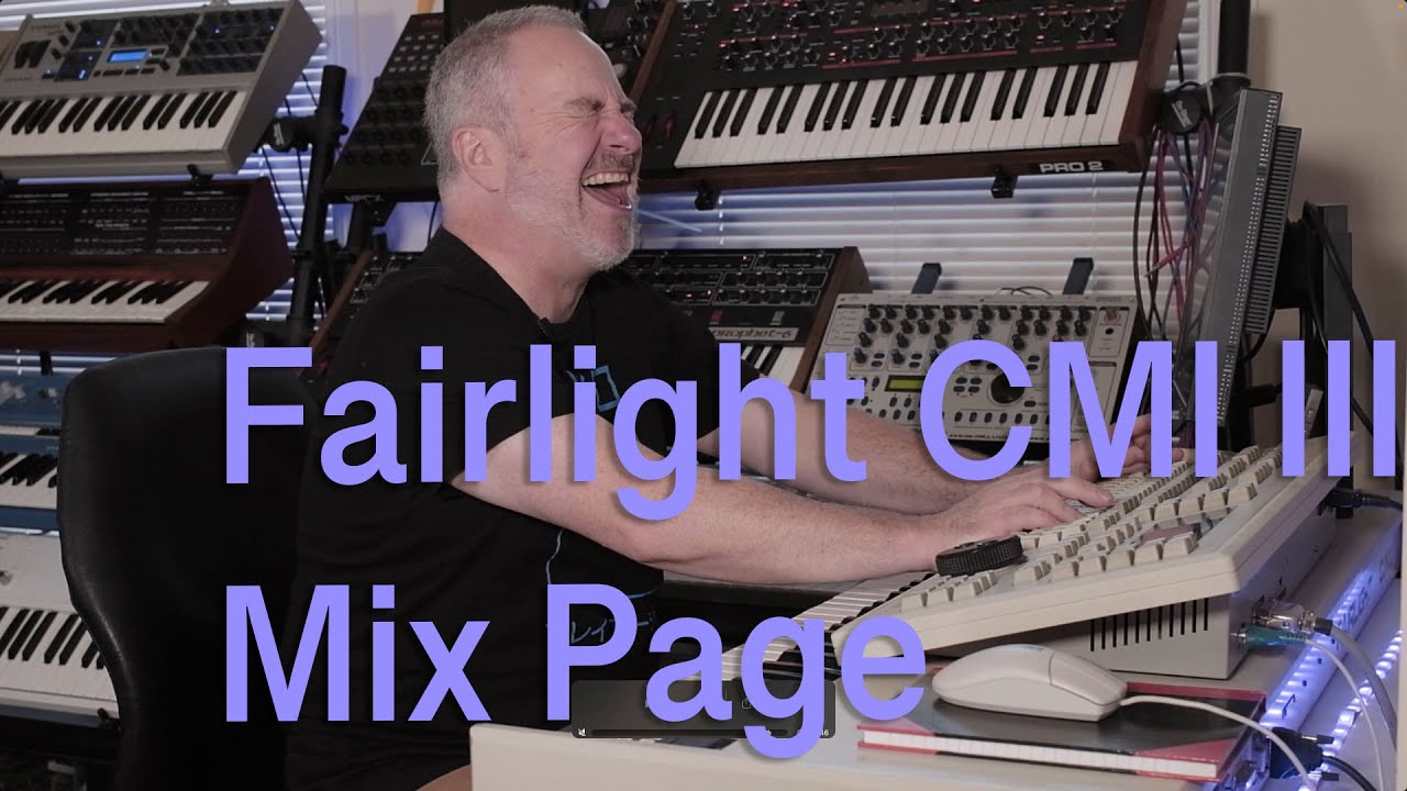 Fairlight CMI III MIX Page