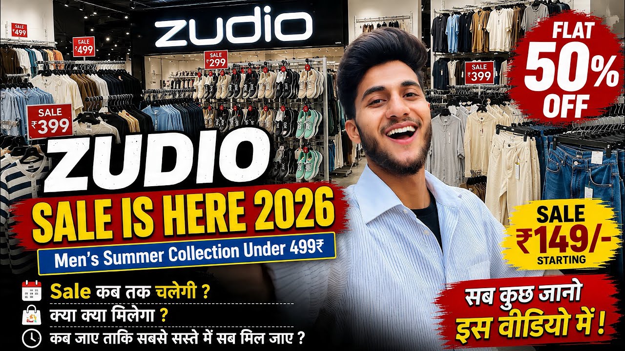 Zudio Sale 2026 🤩 | Mens Fashion Less Then 499 | Zudio Sale 2026 August | Zudio Shopping Haul