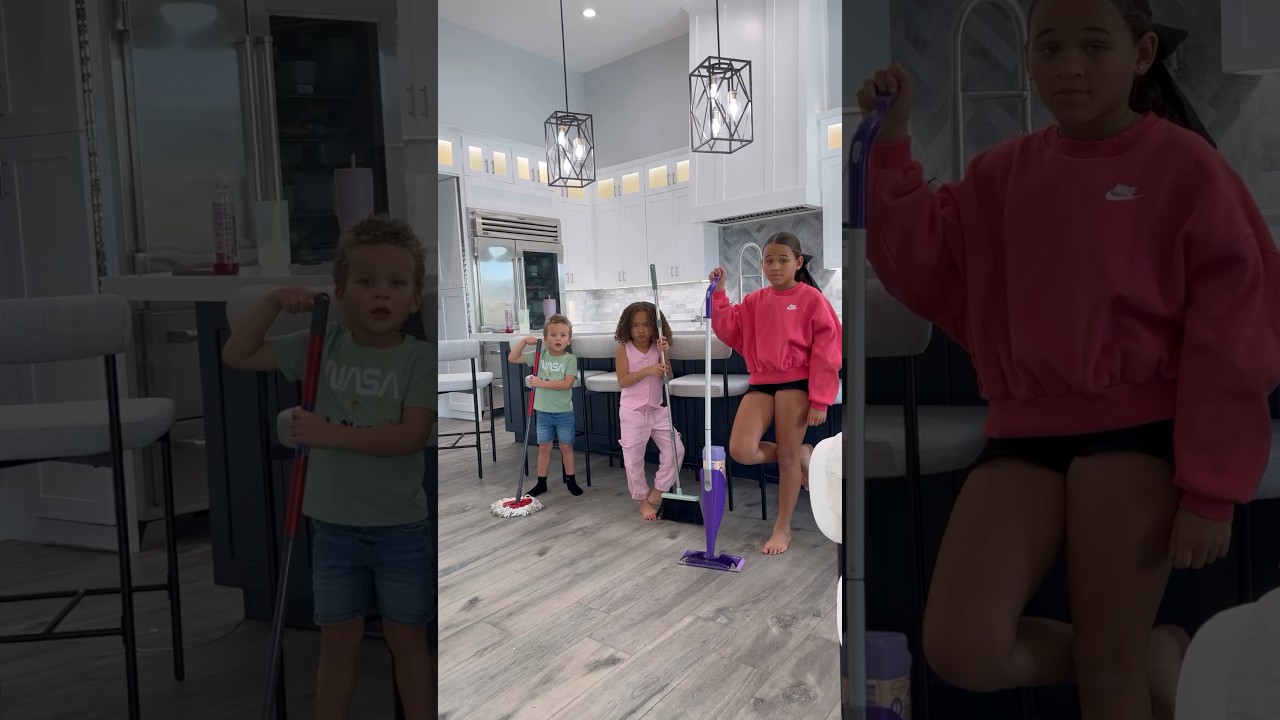 How to get your kids to help around the house🤪😂#remake #parenting #parents #momlife #familychannel