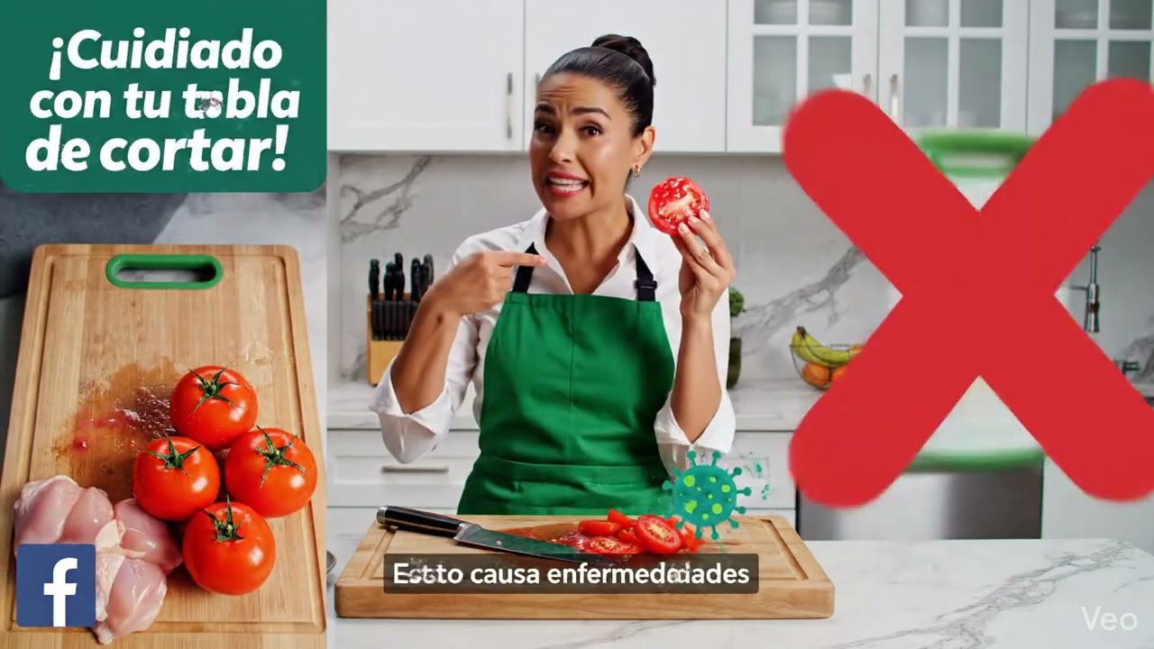 Sabías esto sobre tu tabla de picar 🤮🤢 