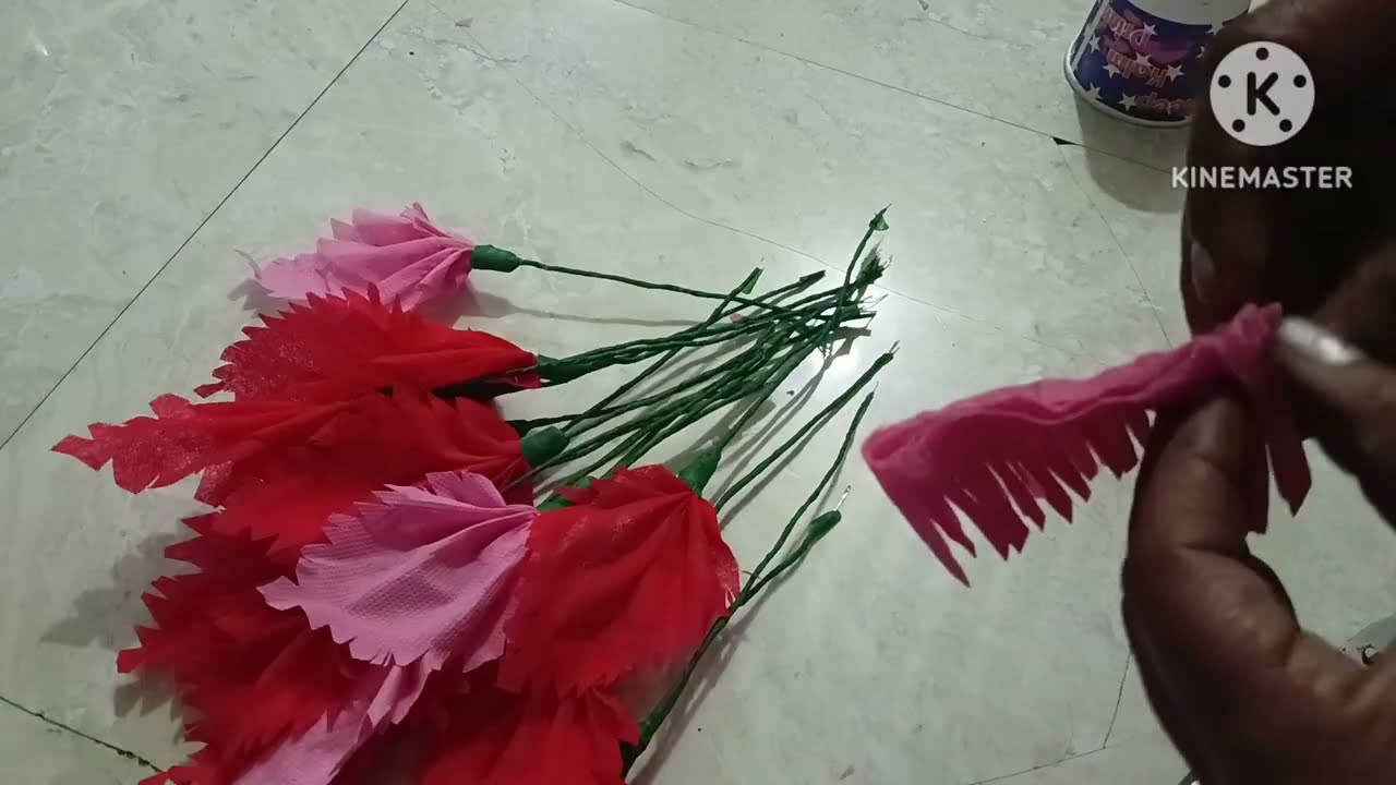 कपड्याचे शॉपिंग बॅग पासून फुलदाणी /how to make flowers 🌺🌿🌿 pot form clothes soping bags #lif plants 