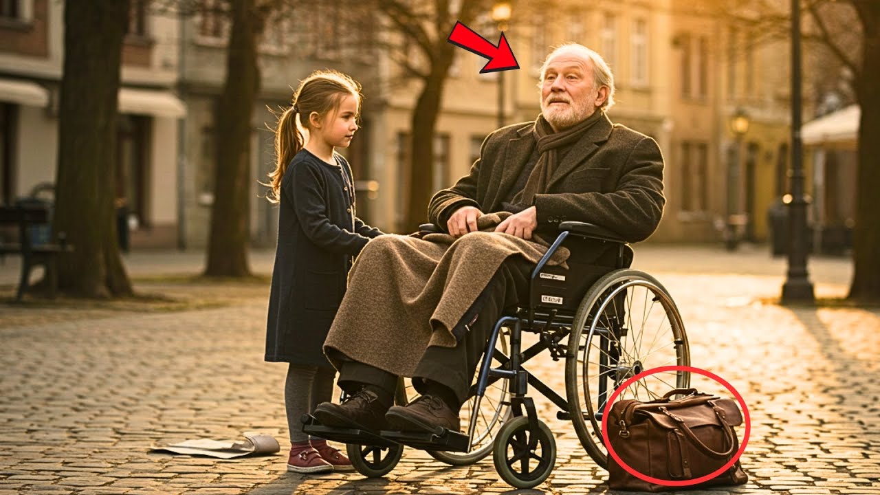 Djevojčica pomaže starcu u invalidskim kolicima… ne znajući da joj je to djed milijunaš
