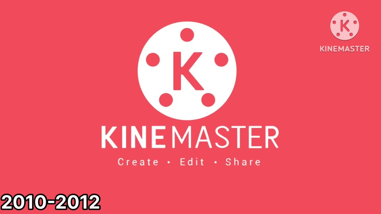 Evolution of KineMaster logos (1900-2025)