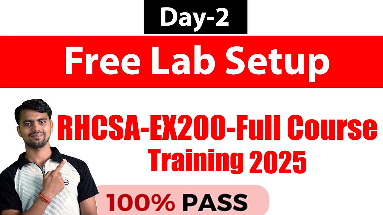 How To Setup RHCSA Lab | RHCSA Lab Environment Set up | RHCSA Lab Setup Kaise Kare | Day-2 Lab Setup