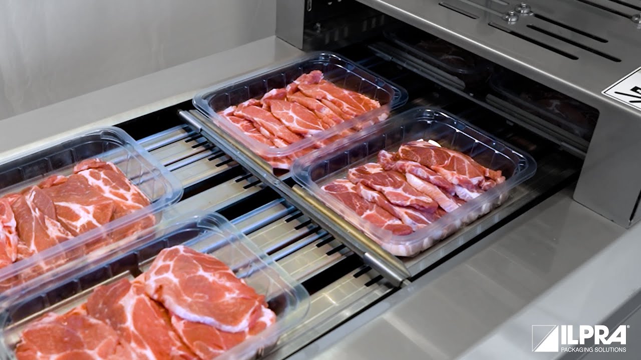 ILPRA Automatic Tray Sealer - Vacuum Gas Application - Red Meat Packaging - FoodPack Speedy