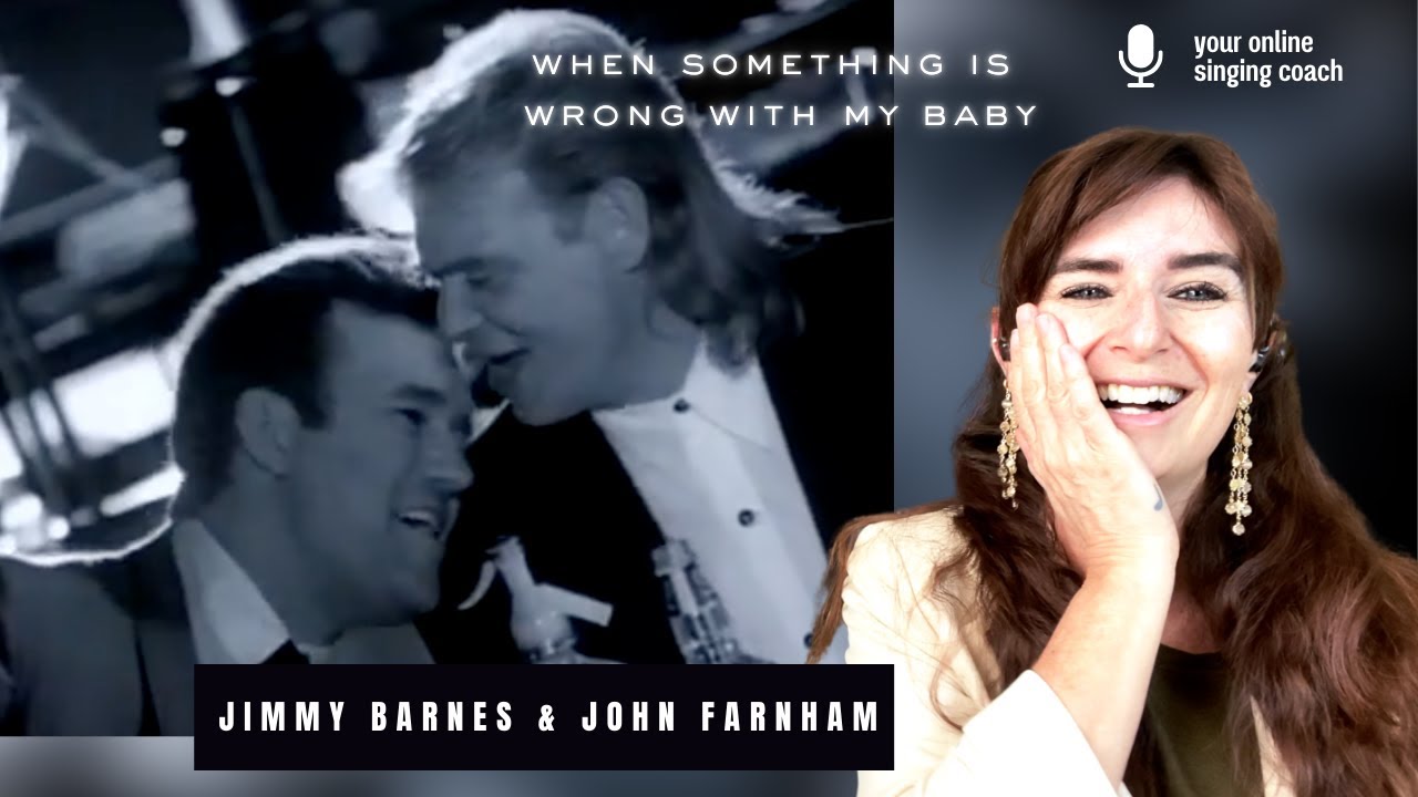 Jimmy Barnes & John Farnham - When Something Is Wrong With My Baby -  Vocal Coach Reaction/Analysis