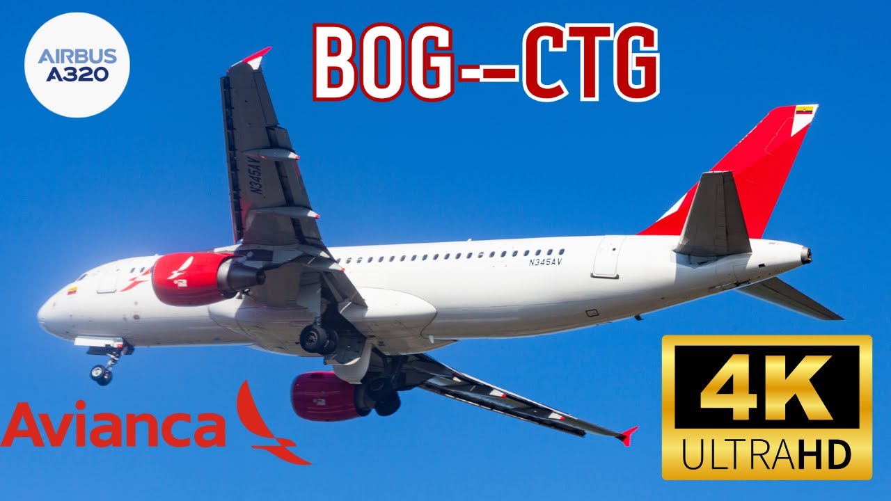 TRIP REPORT | Avianca Airbus A320 | Bogotá - Cartagena | Vuelo con cartas de navegación y audios ATC