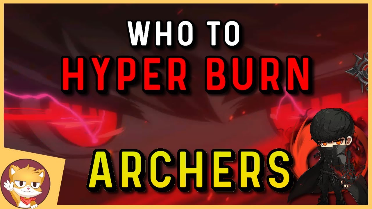 Who To Hyper Burn | Archers | Winter 2024 | MapleStory Global