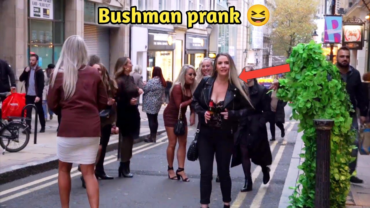 Funny Bushman Prank 2025 😆 | Hilarious Jump Scare Street Reactions #MianBushman #BushmanPrank