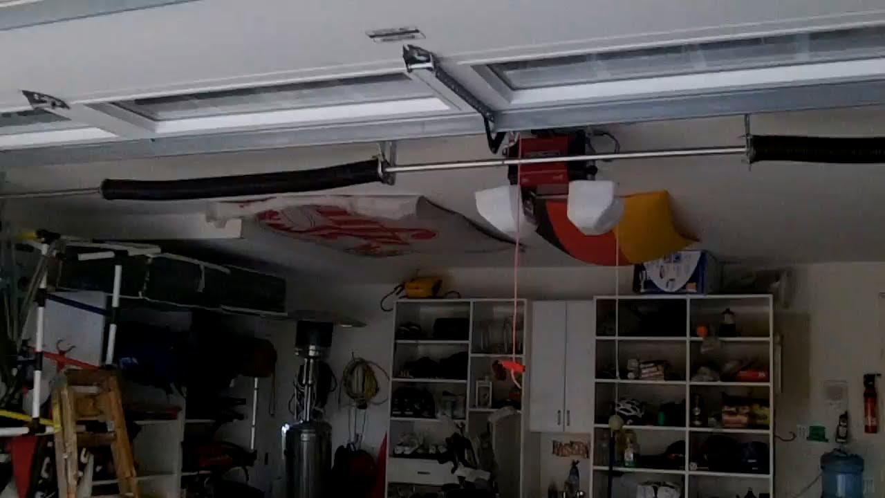 A Rear torsion spring Garage Door we installed in Oak Brook,IL  Pt.2