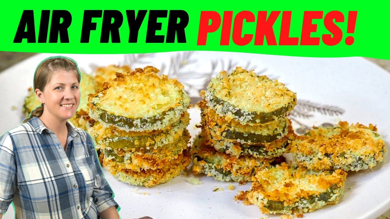 Air Fryer Pickles - How to Make Fried Pickles in an Air Fryer Healthier