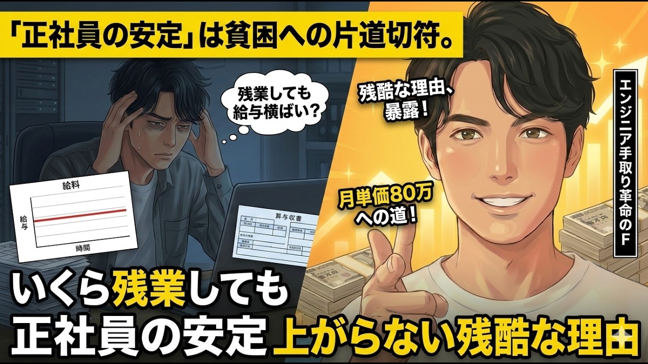 「正社員の安定」は貧困への片道切符。いくら残業しても手取りが一生上がらない残酷な理由