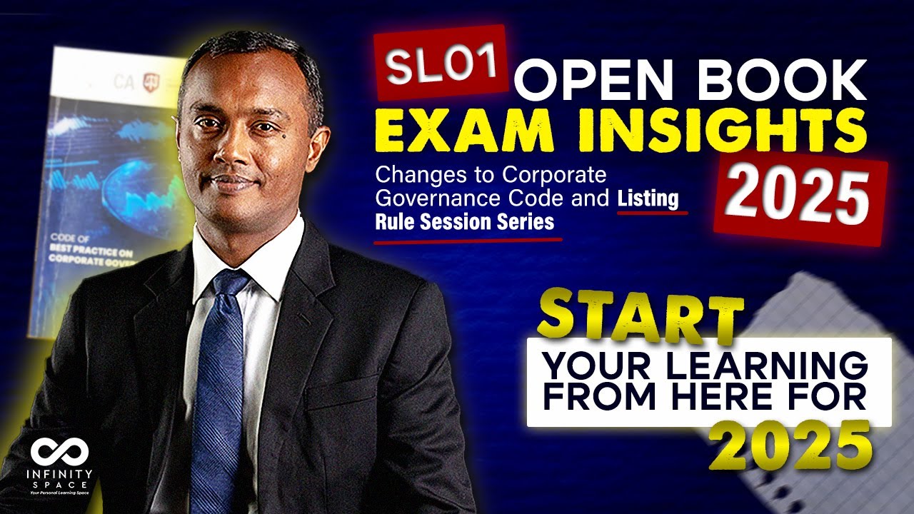 SL 01 Open book Exam Insights | Suranga Indunil | #casrilanka #charteredaccountant #exam #education