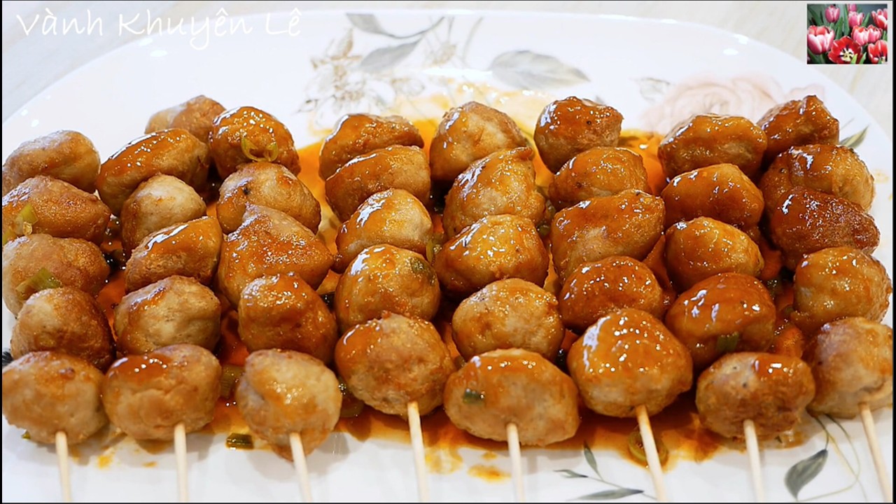 Thịt Heo Viên Sốt Nước Mắm Dai Giòn Thơm Ngon Đặc Biệt, Bí Quyết Giúp Giò sống không bã, Vanh Khuyen
