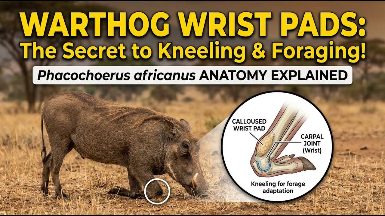 Warthog Wrist Pads: Why They Kneel to Forage