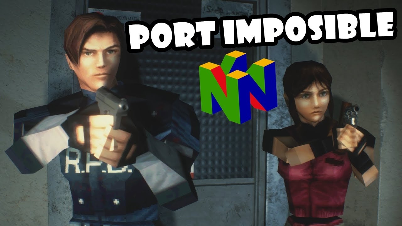 Como es POSIBLE que Resident Evil 2 Entrara en un Cartucho de N64? un PORT Imposible