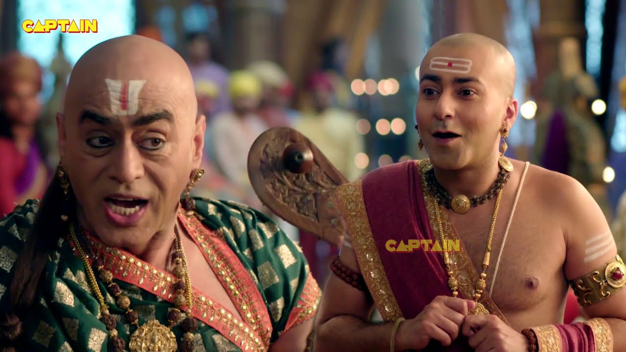 तेनाली रामा ने करवाई तथाचार्य से चप्पल साफ़ - तेनाली रामा - Tenali Rama